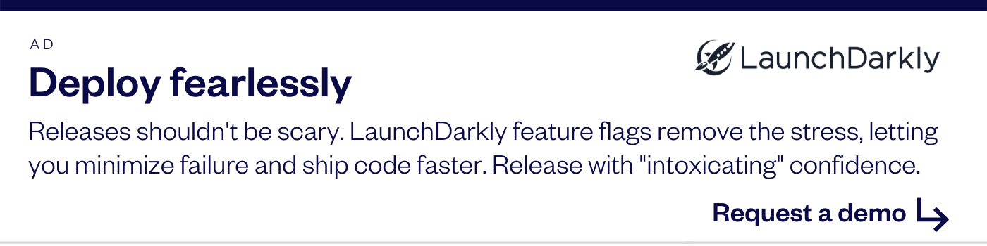 LaunchDarkly ad